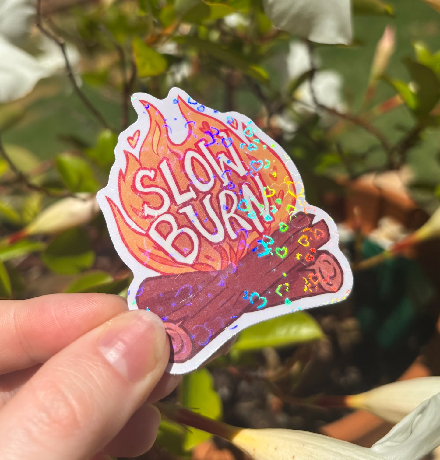 Slow Burn Sticker