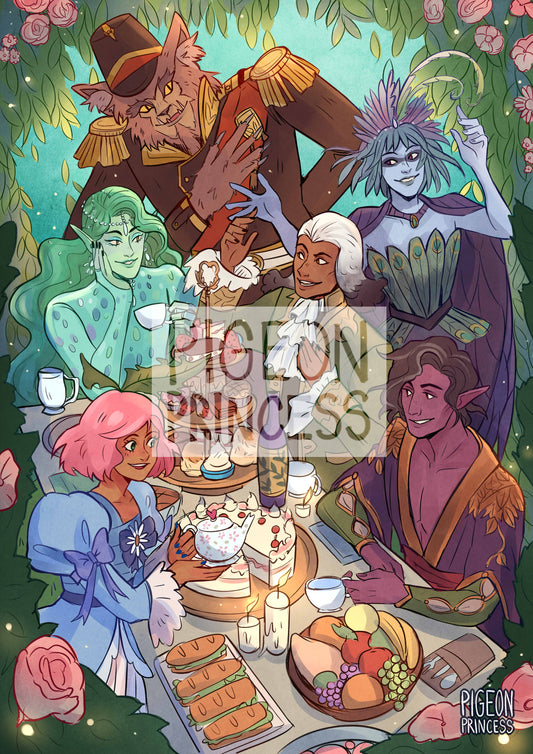 A Court of Fey and Flowers [Dimension 20] Print
