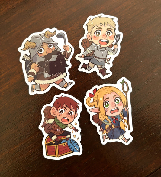Dungeon Meshi Stickers [Set of 4]