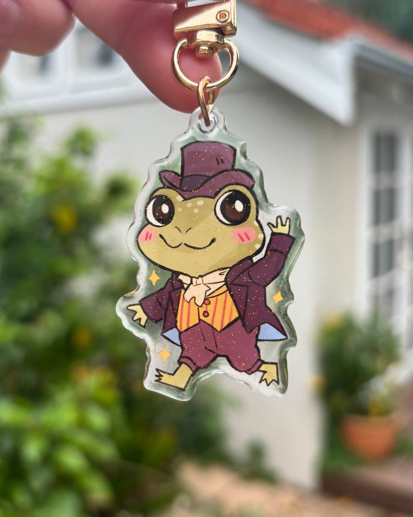 Gentleman Frog Keychain