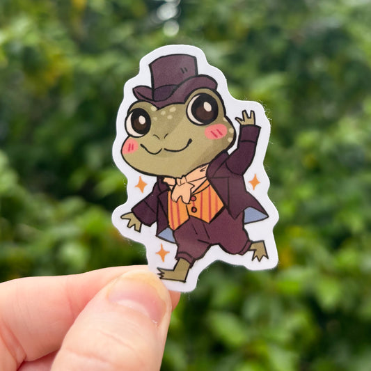 Gentleman Frog Sticker