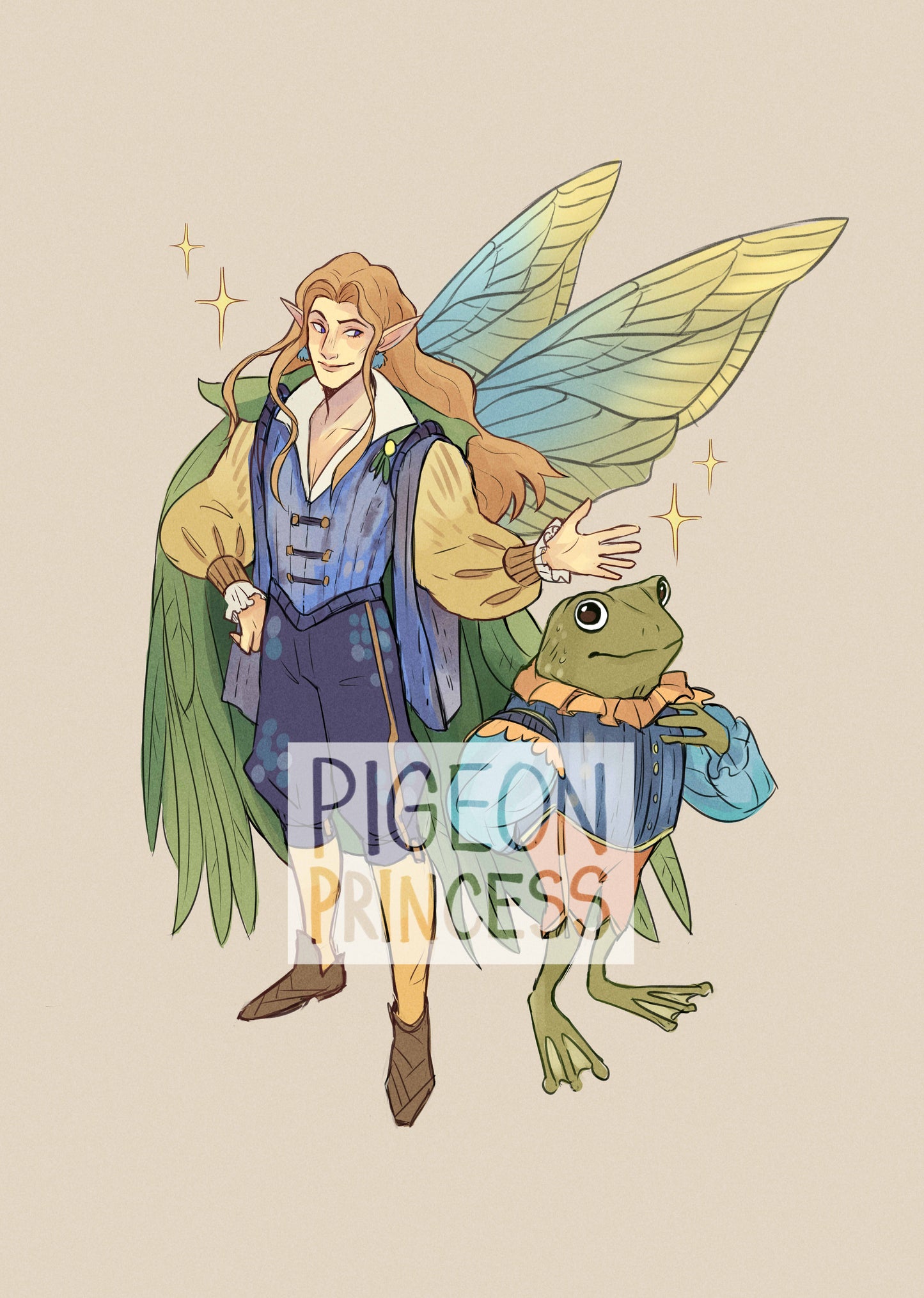 Prince Florian and Fergus Print