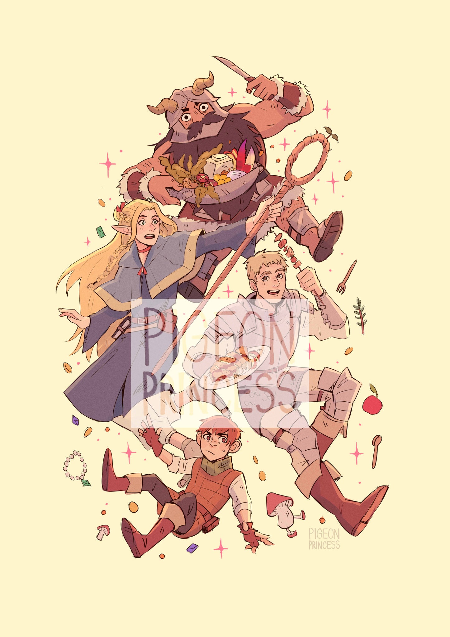 Dungeon Meshi Print